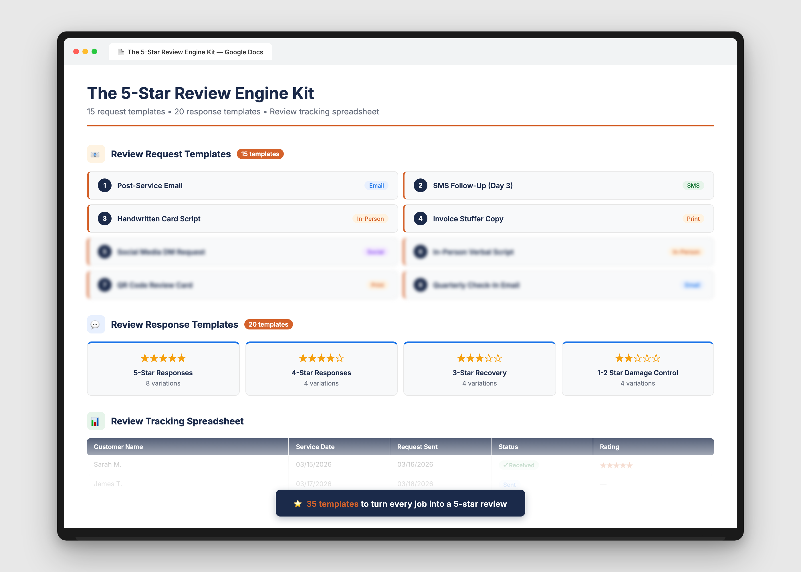 The 5-Star Review Engine Kit
