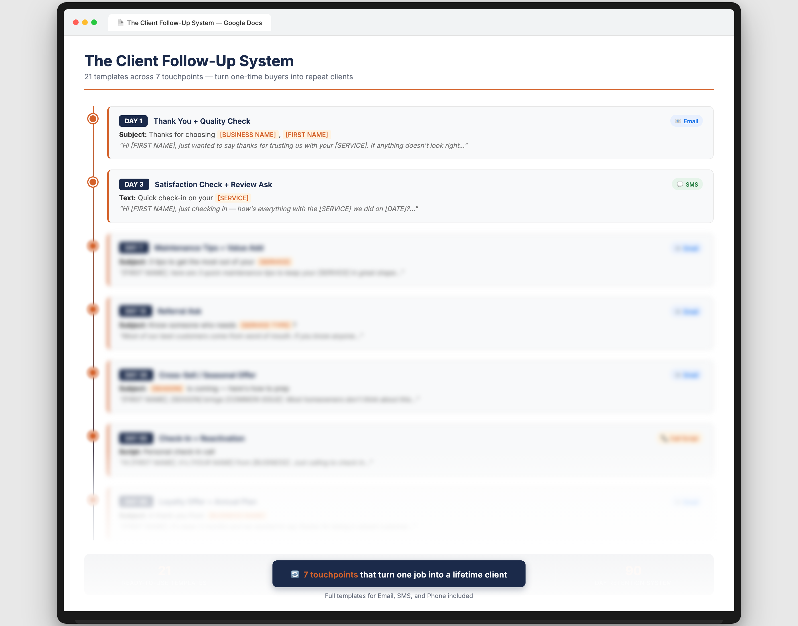 The Client Follow-Up System