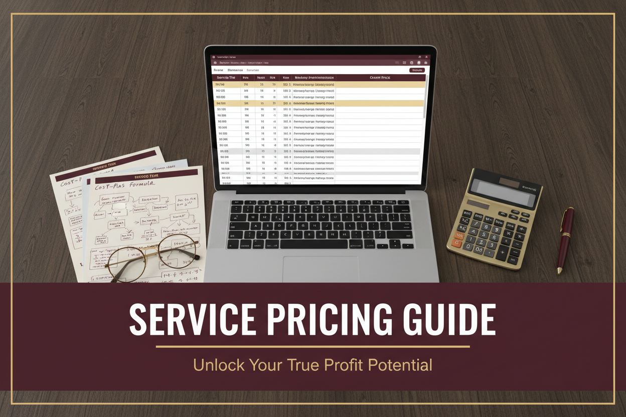 Service Pricing Guide - pricing frameworks and cost-plus formulas for profitable service business rates