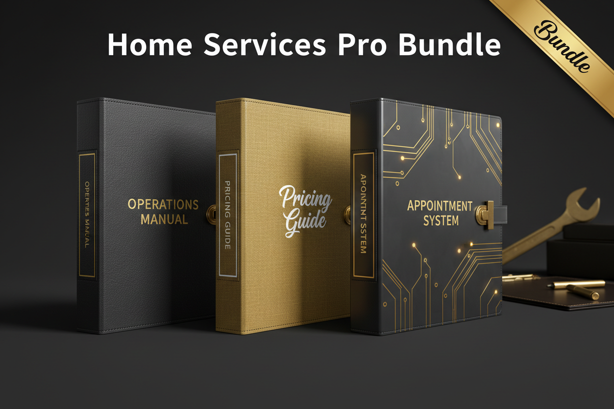 Home Services Pro Bundle — Operations Manual, Pricing Guide, Appointment System
